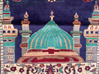 Handmade Prayer Mat – 4.2x2.8 ft | Islamic Rug | Muslim Prayer Rug | Soft & Luxurious Sajjadah | Turkish Style Janamaz | Islamic Gift