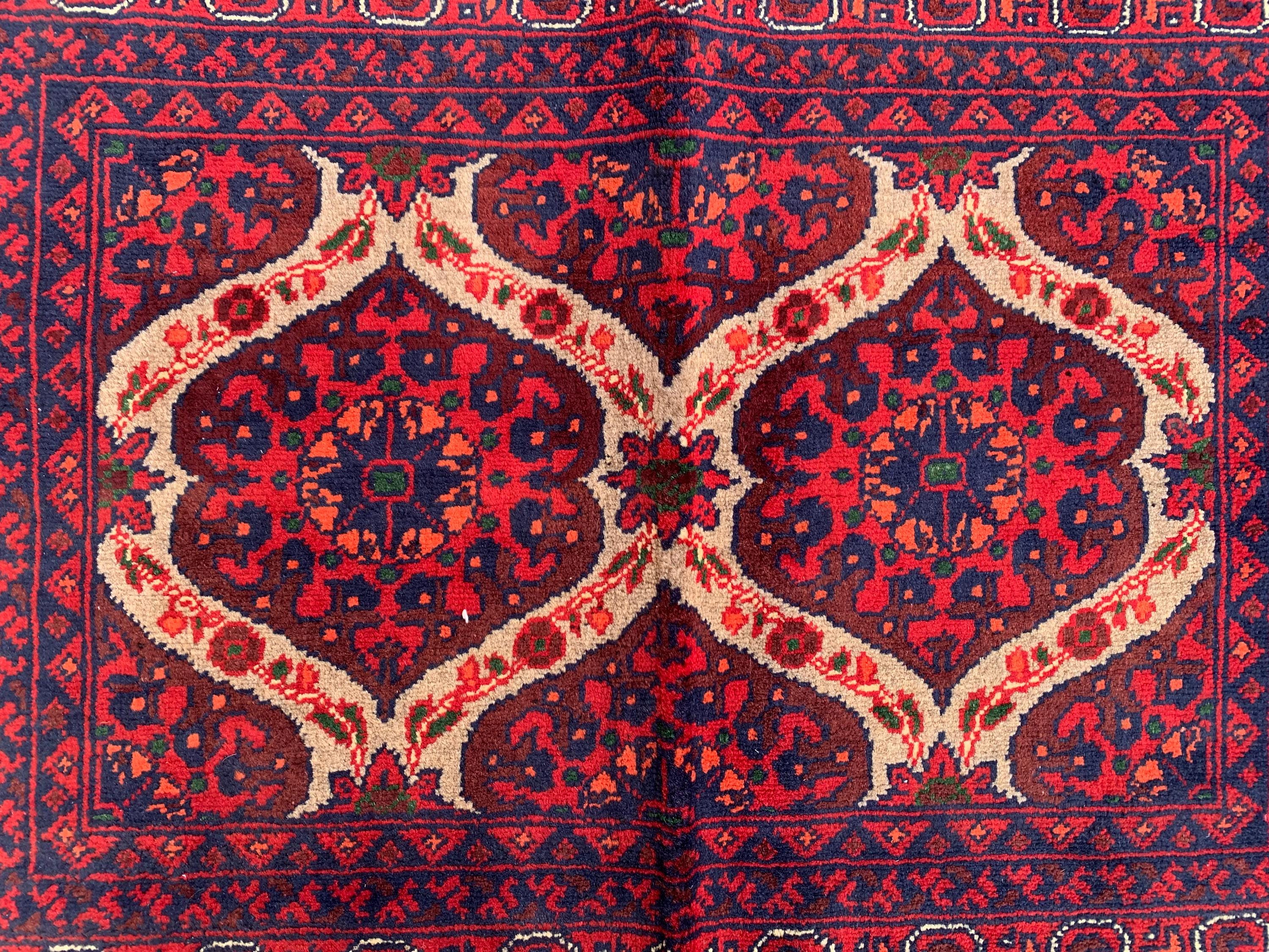 Afghan Handmade Khal Mohammadi Pillow Covers – 1.11 x 2.8 ft Each – Authentic Tribal Decor