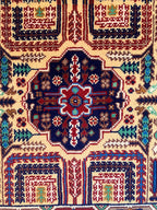 3x13 Handmade Afghan Gandum Naksha Runner Tribal Wool Rug, Traditional Geometric Hallway Carpet, Nomadic Bohemian Long Rug 13x2.8 ft