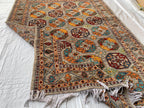 6x8 Hand-Knotted Chobi Rug – Beige & Multicolor Wool Carpet, Traditional Floral Design, Rug for living room, Bedroom Modern Rug 7.10x5.7 ft