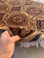 4×6 Bronze Beljik Naksha Handwoven Rug–Traditional Wool Carpet, Oriental Tribal Area Rug, Afghan Decorative Rug, Rug For bedroom 6.2×4.1 ft