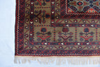 6x10 Hand-Knotted Sitara Naksha Rug | Authentic Afghan Wool Carpet | Oriental Area Rug, Rug for Dining Room, Bedroom Rug 9.8x6.5 ft