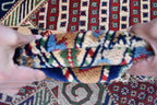 7x10 Caucasian Kazak Handwoven Rug – Soft Wool, Geometric Tribal Design, Cross Pattern Rug, Rug for Living Room Bedroom Rug 6.7x10 ft