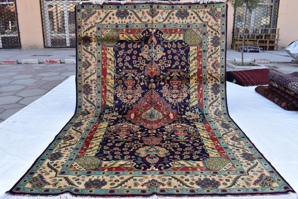 7x10 Stunning Rezmahi Rug – Handmade Persian Tribal Design – Perfect for Living Rooms, Large Spaces–Durable Wool, Free Shipping, 6.7x9.9 ft