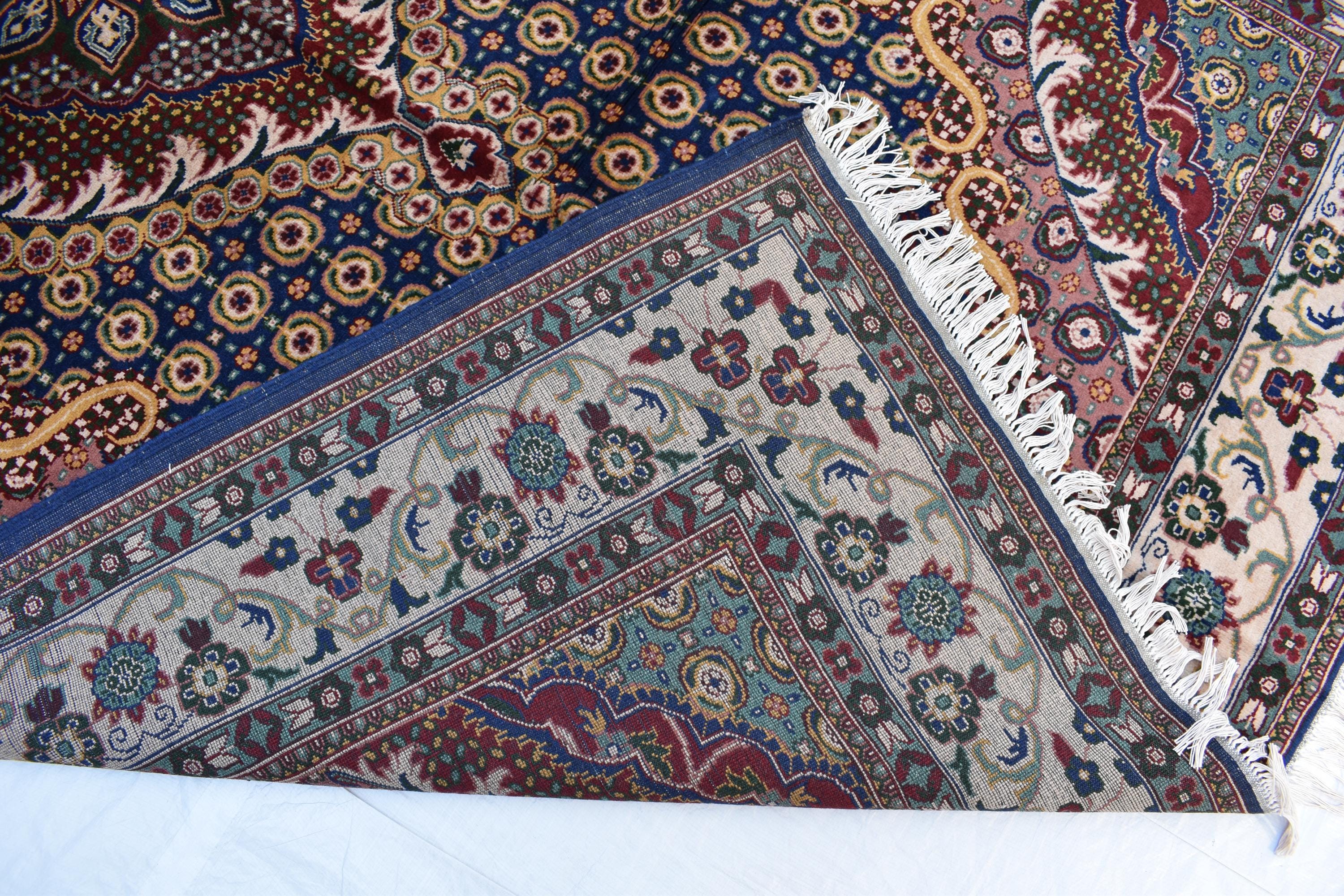 Stunning 6.7x9.9 ft Rezmahi Rug – Handmade Persian Tribal Design – Perfect for Living Rooms, Large Spaces – Durable Wool, Free Shipping