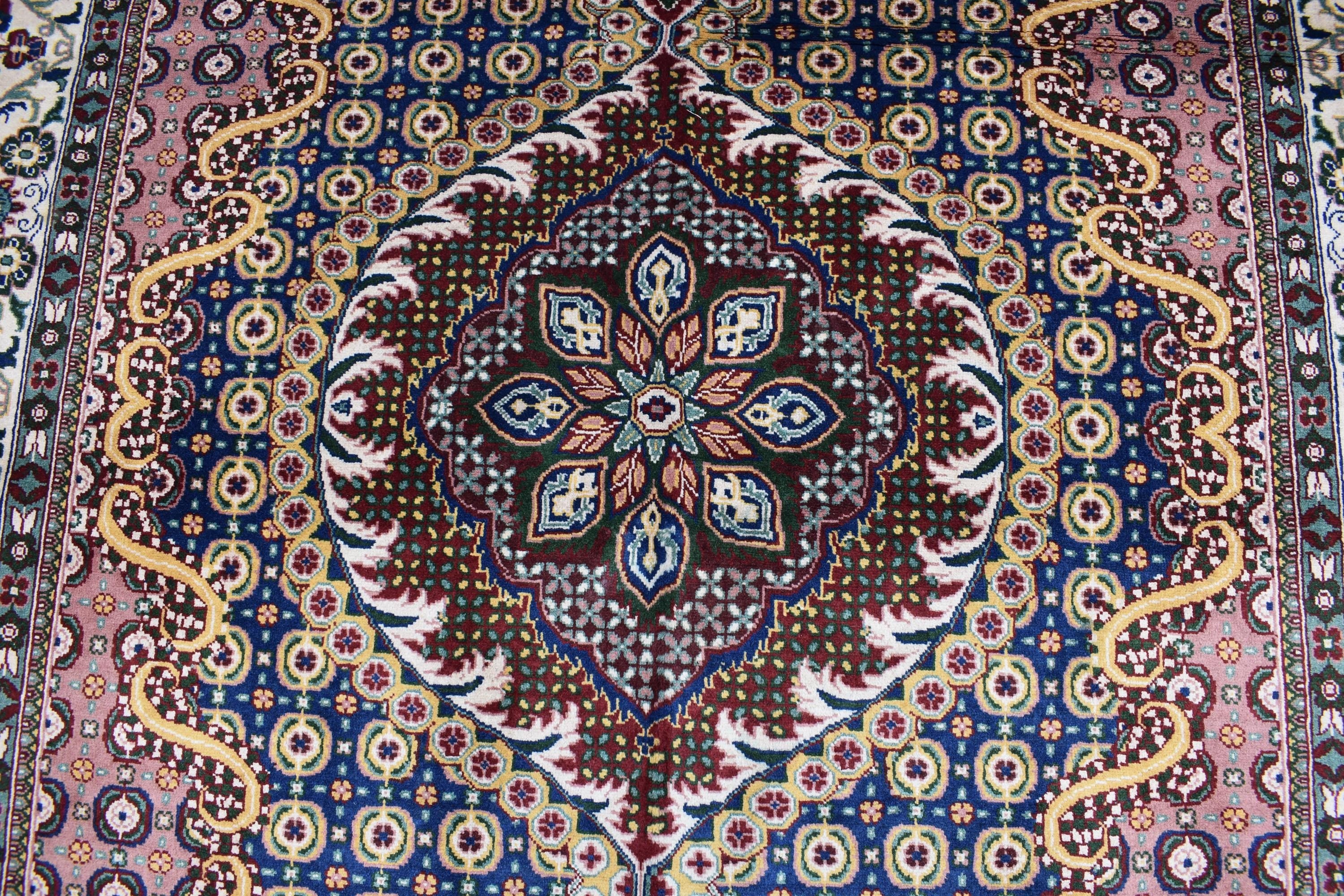 Stunning 6.7x9.9 ft Rezmahi Rug – Handmade Persian Tribal Design – Perfect for Living Rooms, Large Spaces – Durable Wool, Free Shipping