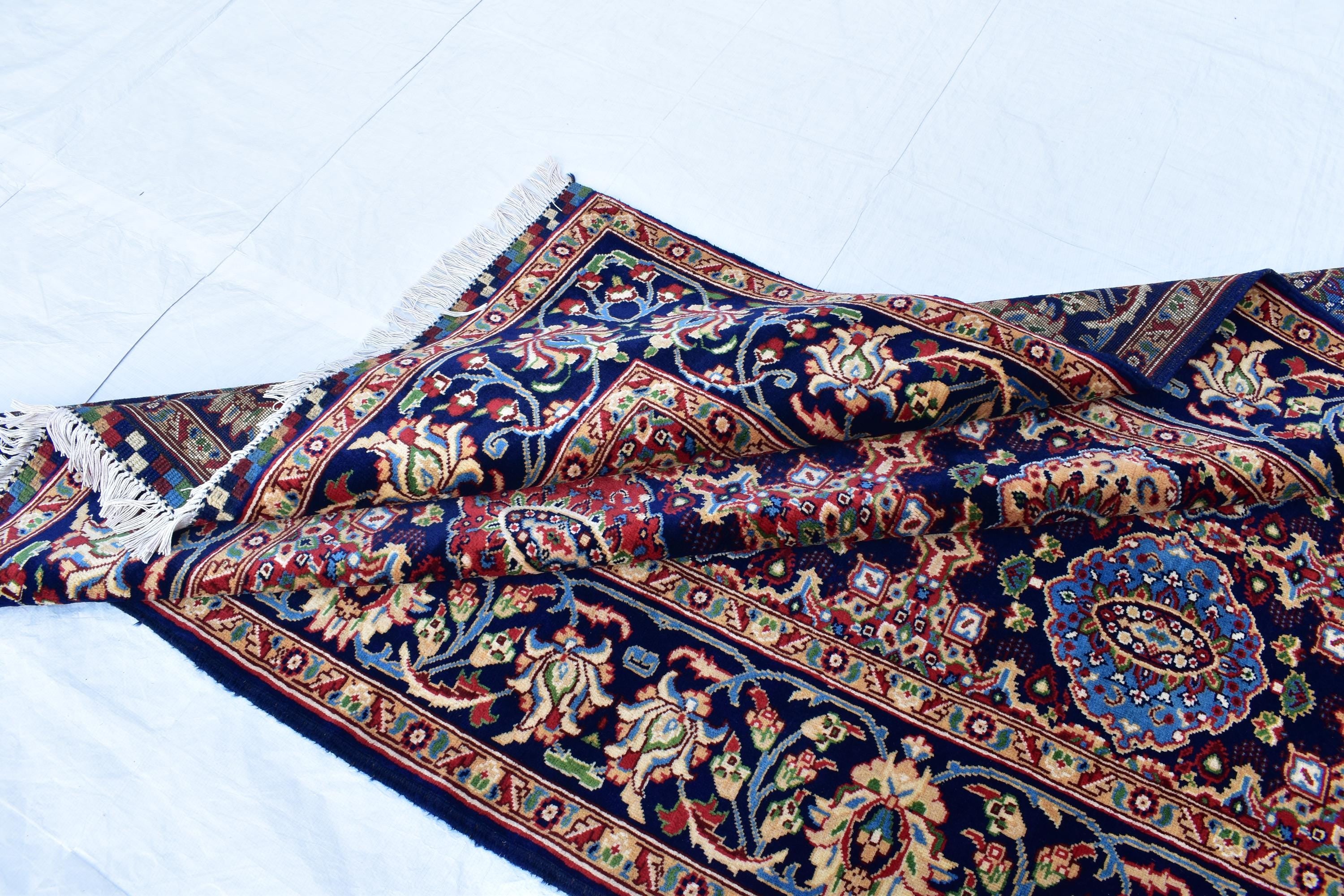 5x7 Handmade Abresham Afghan Rug–Colorful Rug, Traditional Geometric Design, Wool Carpet, Persian Home Style, Perfect for Living room 5x6.10
