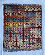 3x5 Handmade Afghan Wool Rug–Geometric Tribal Carpet, Boho Home Decor, Colorful Oriental Area Rug, Bedroom Rug, Office Rug 5.2x3.1 ft