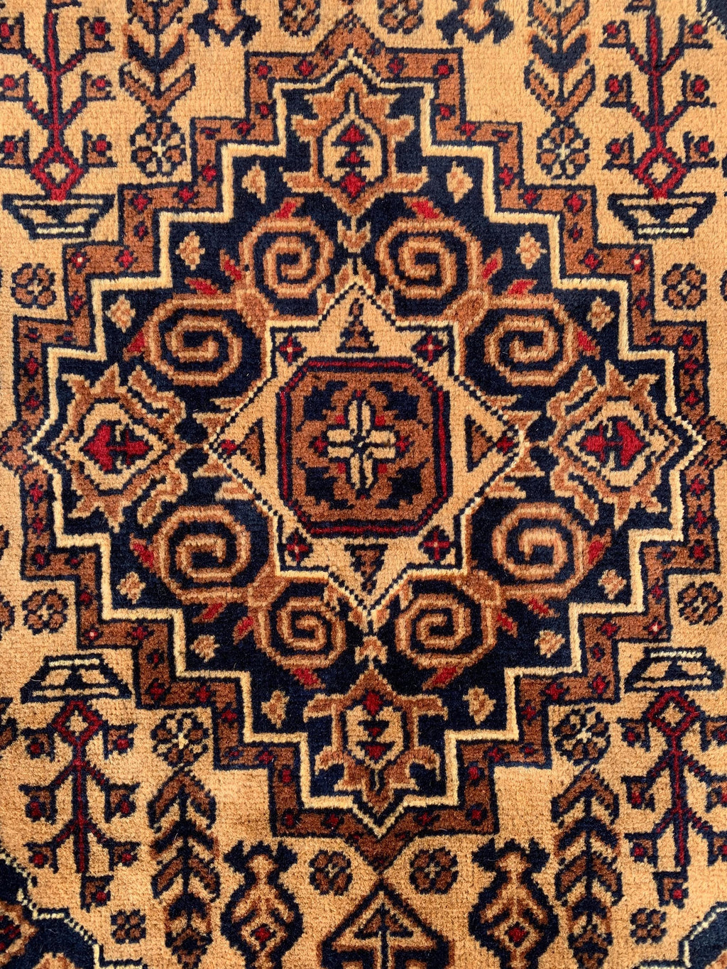 4×6 Bronze Beljik Naksha Handwoven Rug–Traditional Wool Carpet, Oriental Tribal Area Rug, Afghan Decorative Rug, Rug For bedroom 6.2×4.1 ft