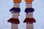 Wall Hanging Hand-Knitted Morai Jalar – 7.2 ft Length | Boho Home Décor, 2 pieces, Decorative Jalar for Living Room, Kitchen, Bedroom