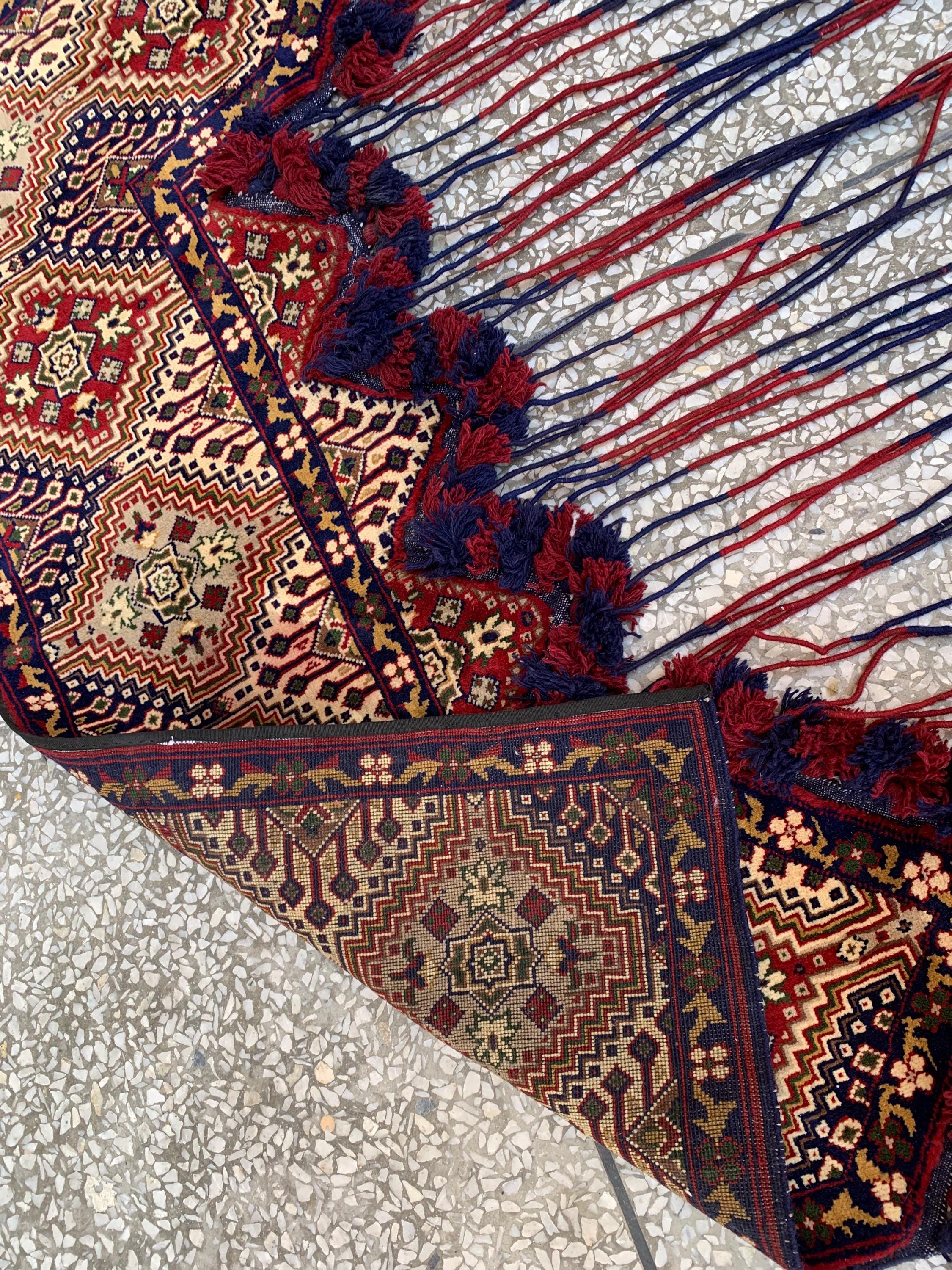 Wall Hanging Jalar Traditional Handmade – 4.9 ft Wide | Tribal Boho Decor with Tassels | Vintage Textile Art, Decorative Wall Hanging Decor