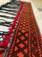 Hand-Knitted Morai Jalar Wall Hanging – 7 ft Length | Boho Home Décor, Wall Decor Rug for Kitchen, Living Room