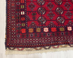 Vintage Handwoven Ahal Gul Tribal Wool Rug, Rug for Hallway, Bedroom, Living Room 5.4 x 3 ft, 40 year old Rug, Collectible Rug