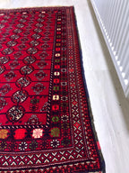 Vintage Handwoven Ahal Gul Tribal Wool Rug, Rug for Hallway, Bedroom, Living Room 5.4 x 3 ft, 40 year old Rug, Collectible Rug