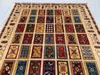 7x10 Authentic Afghan Handmade Ayni Rug – Traditional Craftsmanship & Timeless Design, Rug for Living Room, Bedroom Rug 9.10x6.8 ft