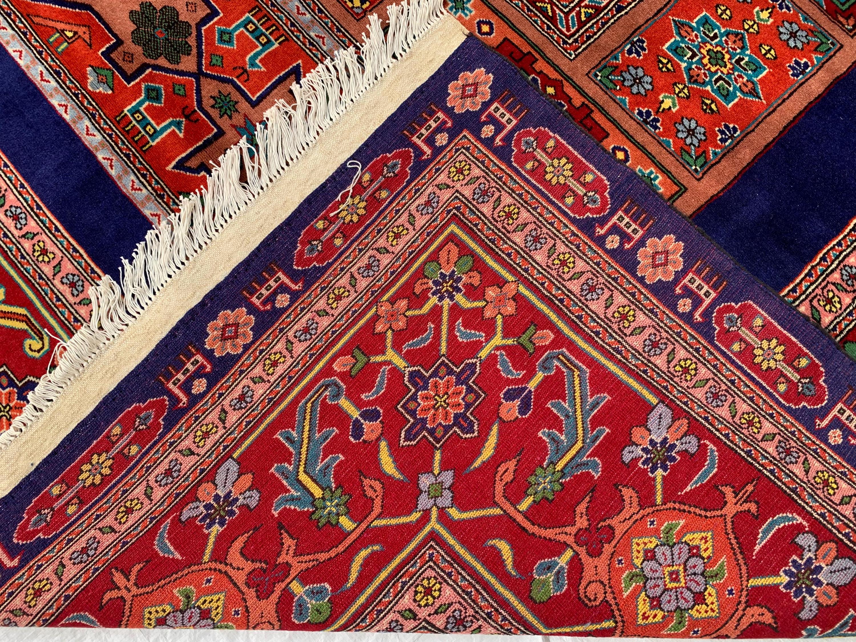 10x13 Top Quality Persian Rug – Wool, Silk and Cotton | Handmade Luxury Carpet | Traditional Red & Green Oriental Design | Collector’s Rug