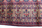 6x10 Hand-Knotted Sitara Naksha Rug | Authentic Afghan Wool Carpet | Oriental Area Rug, Rug for Dining Room, Bedroom Rug 9.8x6.5 ft