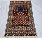 Prayer Rug Handwoven Hoja Roshnai Luxury Prayer Rug (4.9x2.11 ft) – Soft, Durable & Non-Slip Design