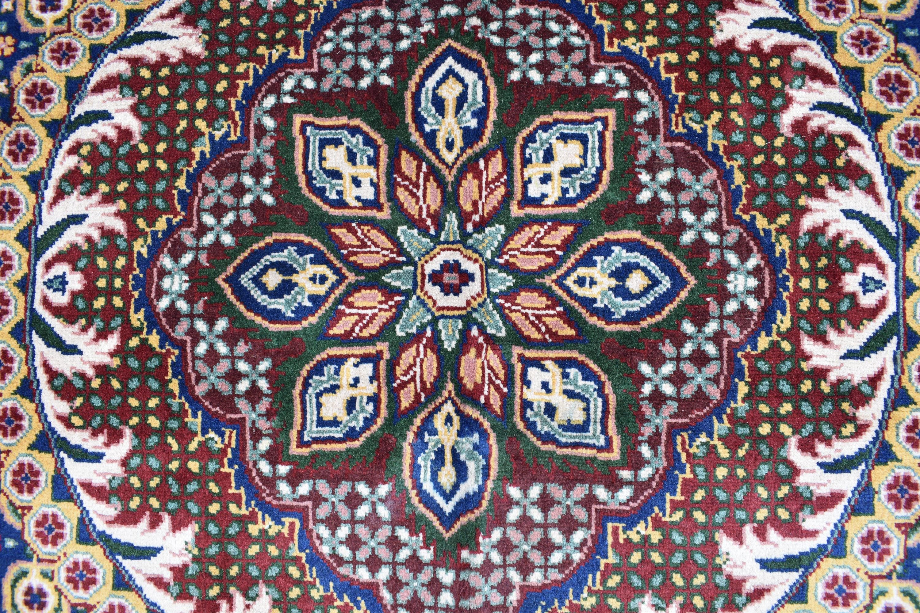 Stunning 6.7x9.9 ft Rezmahi Rug – Handmade Persian Tribal Design – Perfect for Living Rooms, Large Spaces – Durable Wool, Free Shipping