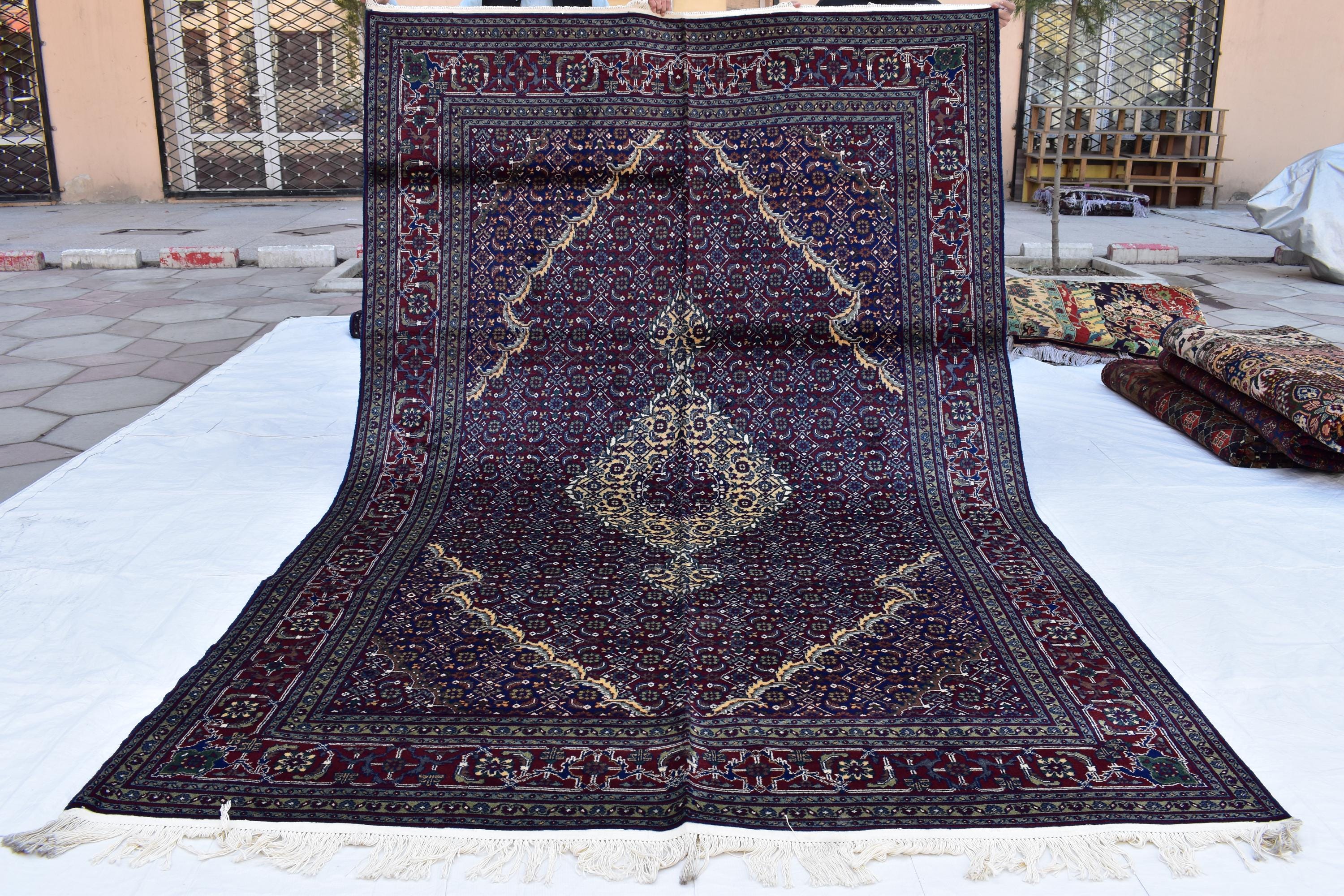 6x10 Stunning Surma Dani Rug –Handmade Persian Tribal Design – Perfect for Living Rooms, Large Spaces – Durable Wool, Free Shipping 6.5x9.11