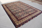 8x11 Large Area Rug Afghan Handmade Maranus Rug, Multicolor Soft Oriental Bohemian Rug, Rug for Living Room, Dining Room Rug 8.4x11.4 ft