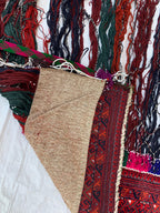 Wall Hanging Hand-woven Jalar with Long Tassels–4 Ft Wide Boho Decor |Cotton Macrame Wall Art | Perfect For Kitchen and Doorway or Bedroom.