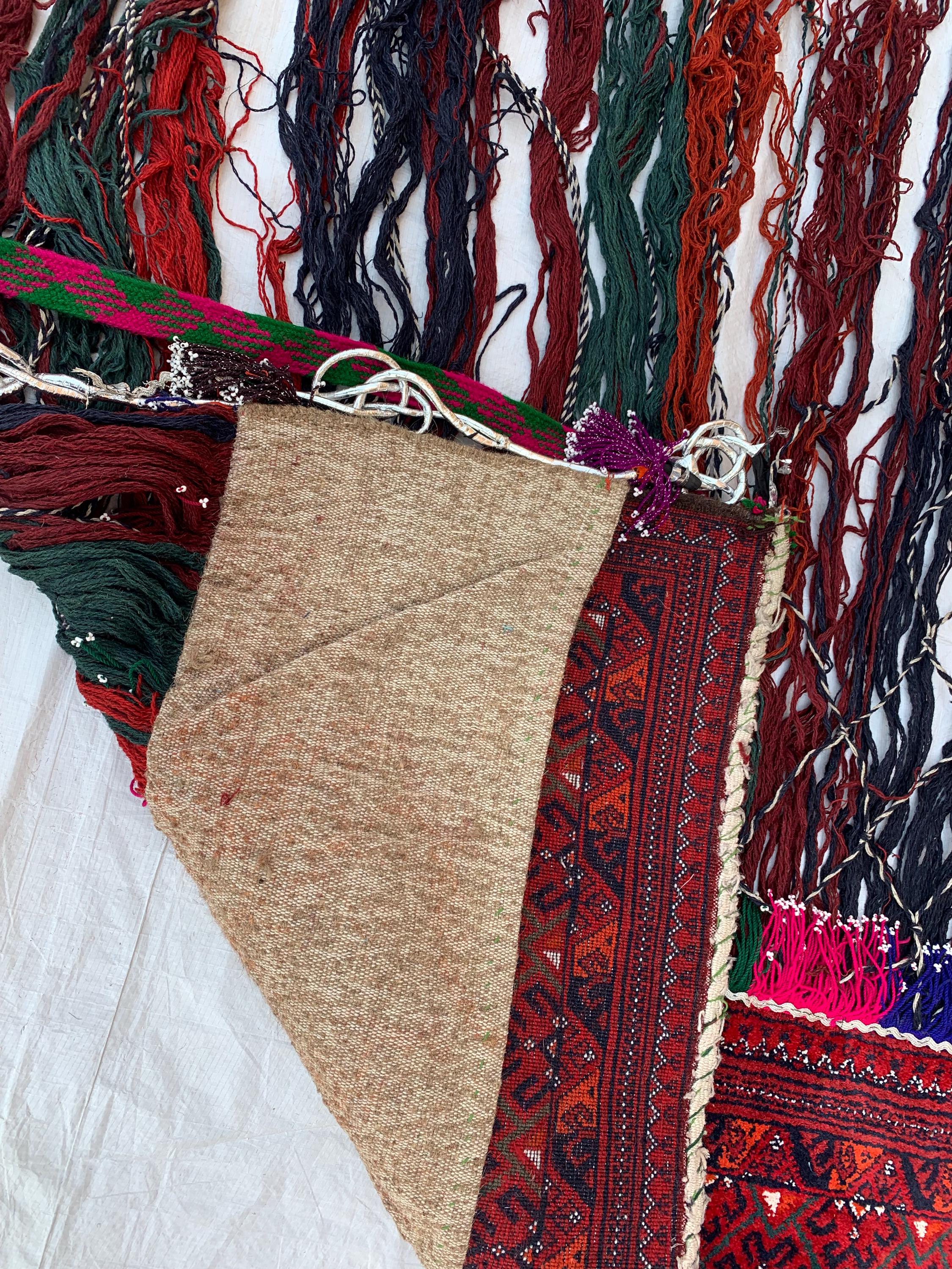 Wall Hanging Hand-woven Jalar with Long Tassels–4 Ft Wide Boho Decor |Cotton Macrame Wall Art | Perfect For Kitchen and Doorway or Bedroom.
