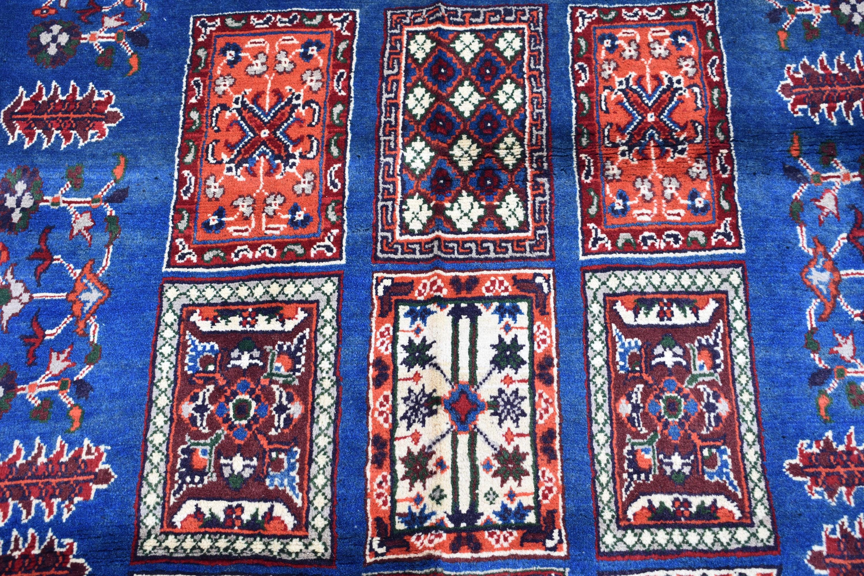 3x6 Handmade Navy Blue Ayni Rug – Timeless Elegance for Modern Interiors, Perfect for Bedroom, Living room and Hallways 3.1x5.7 ft