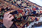 5x7 Handmade Abresham Afghan Rug–Colorful Rug, Traditional Geometric Design, Wool Carpet, Persian Home Style, Perfect for Living room 5x6.10