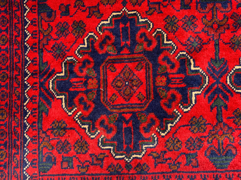 5x7 Turkmen Medium Area Rug, Afghan Handmade Bukhara Design Wool Red Rug, Living Room, 150x200 Dining Table Carpet, Vintage Style Rug