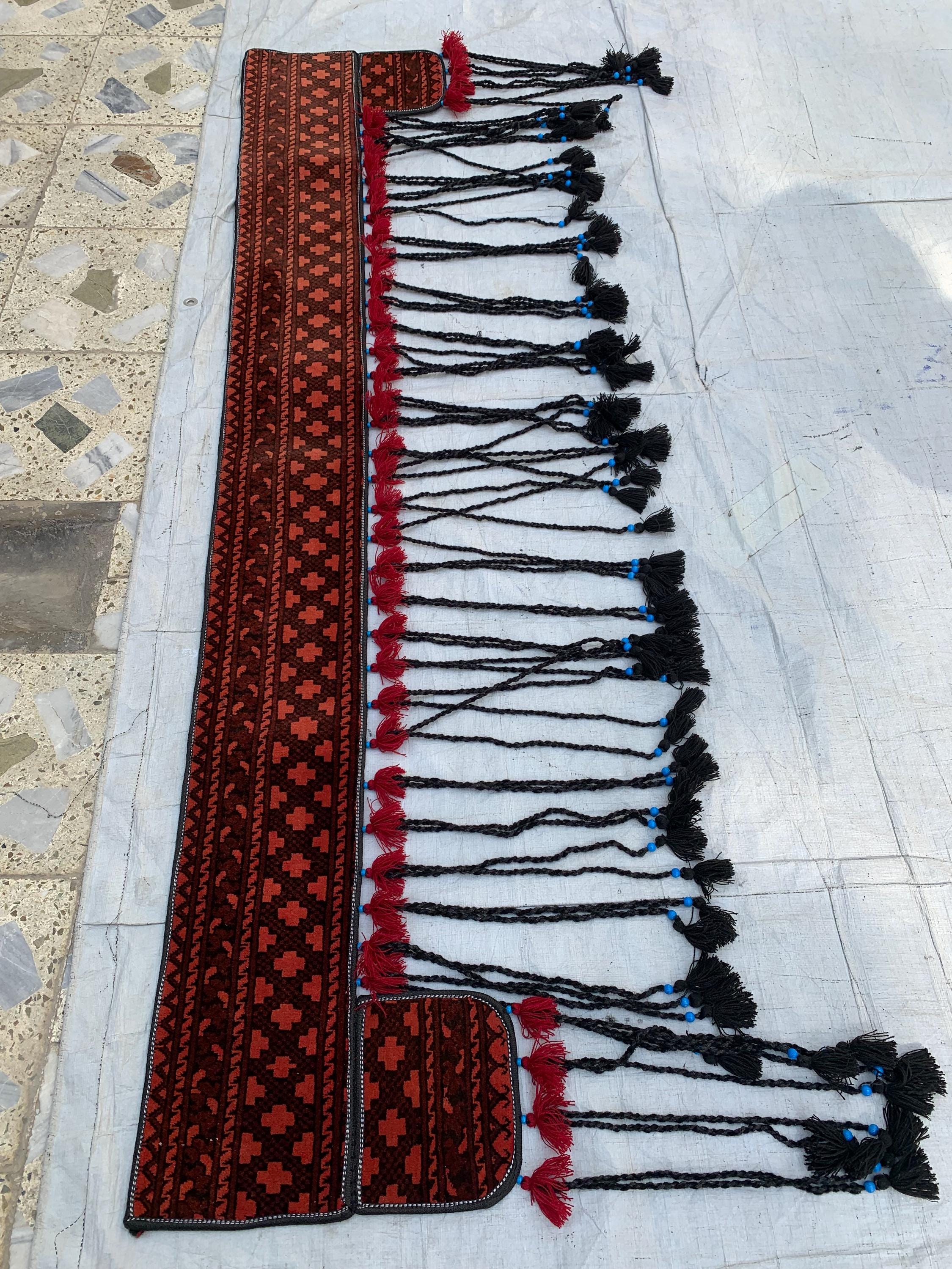 Hand-Knitted Morai Jalar Wall Hanging – 7 ft Length | Boho Home Décor, Wall Decor Rug for Kitchen, Living Room