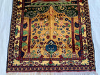 5x3.1 Handwoven Turkmen Tribal Prayer mat, Jai namaz, Wall Hanging Decorative Rug, Boho Home Decor