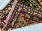 5x3.1 Handwoven Turkmen Tribal Prayer mat, Jai namaz, Wall Hanging Decorative Rug, Boho Home Decor