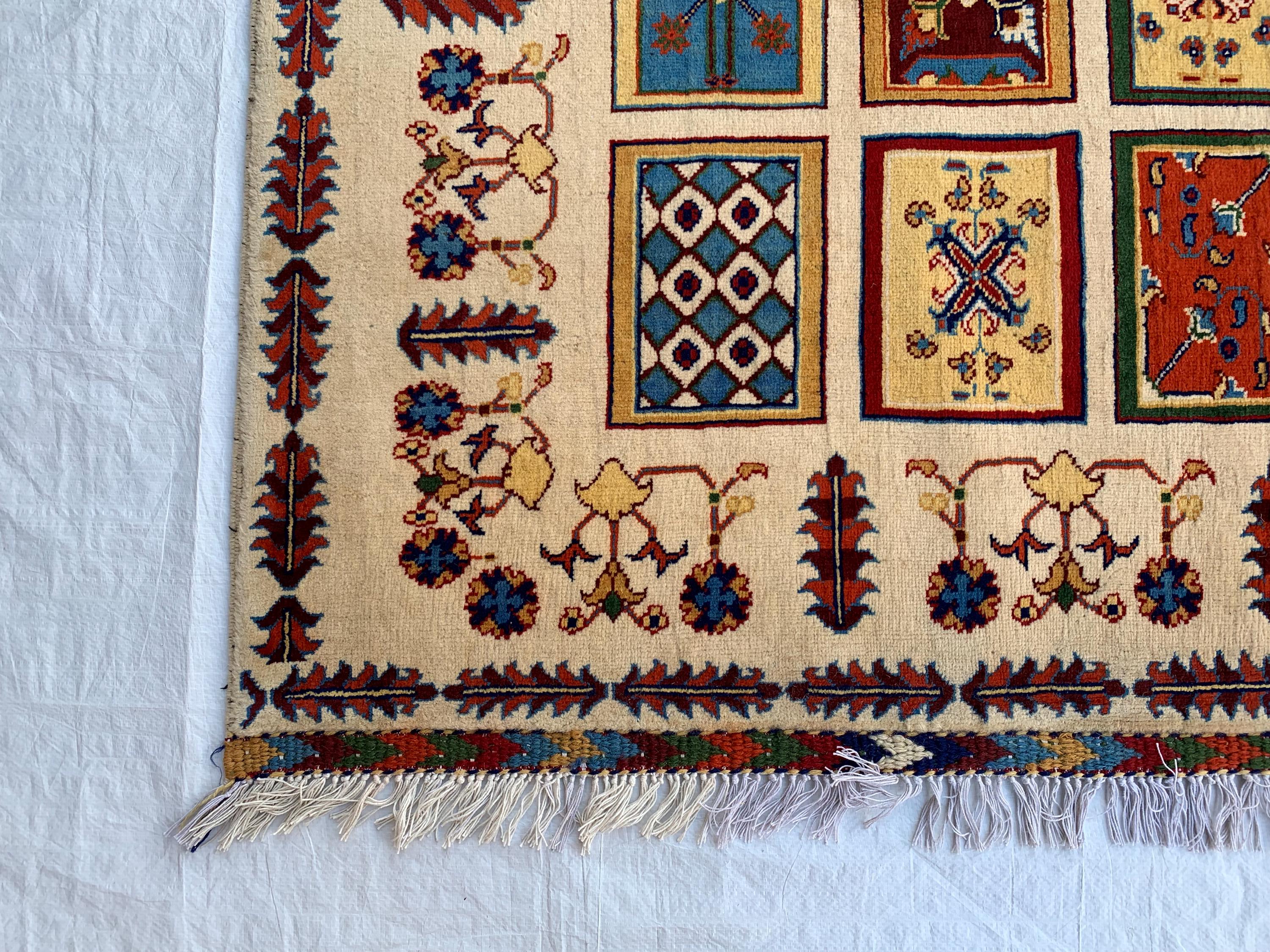7x10 Authentic Afghan Handmade Ayni Rug – Traditional Craftsmanship & Timeless Design, Rug for Living Room, Bedroom Rug 9.10x6.8 ft