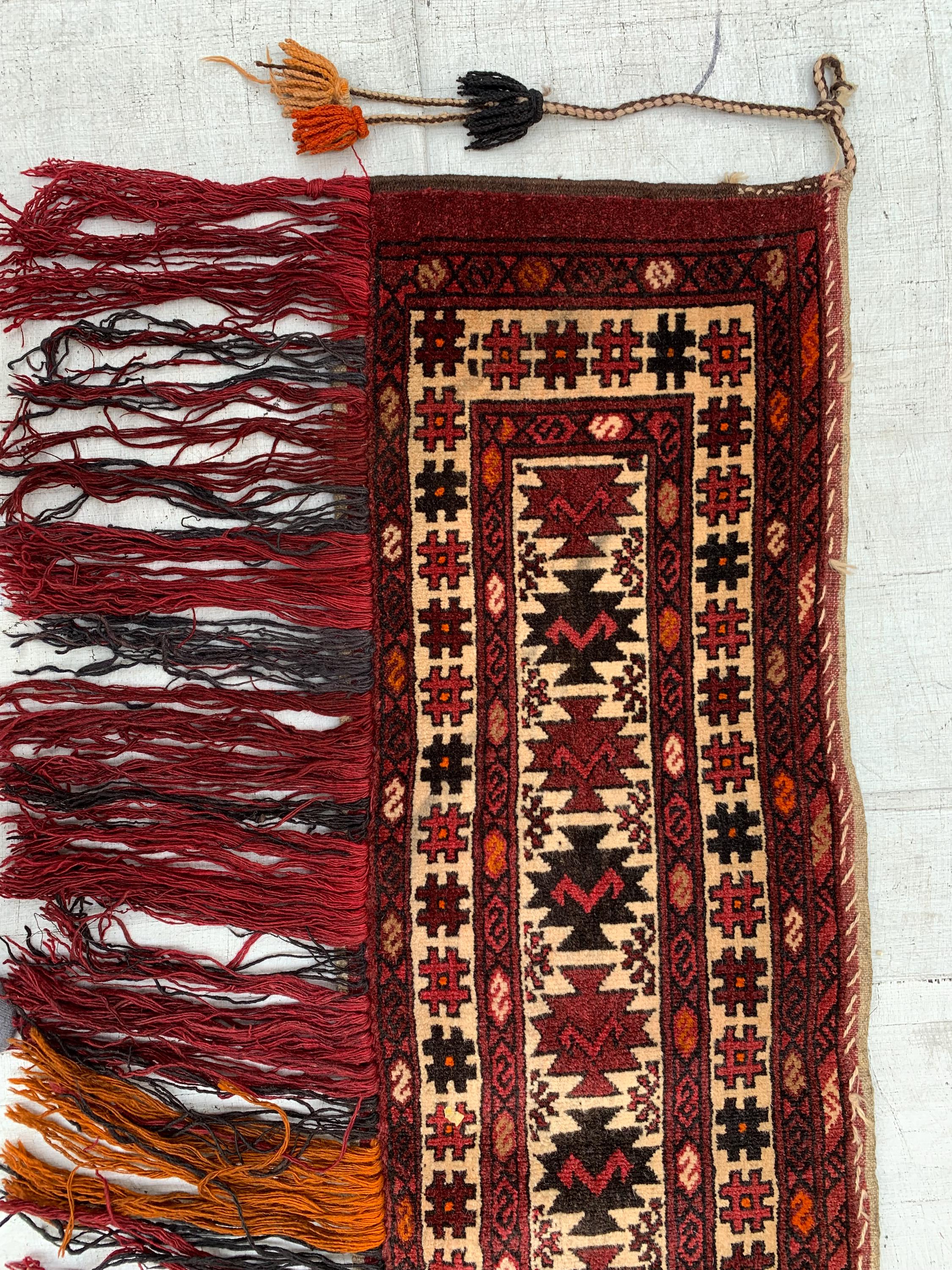 Wall Hanging Handmade Jalar – 3ft Decorative Tribal Textile | Vintage Boho Tapestry | Ethnic Wool Art for Home Decor