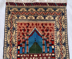 Hoja Roshnai Jumu’ah Prayer Mat – 4.6x3.5 ft – Anti-Slip & Lightweight for Home/Masjid