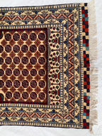 Prayer Rug Handwoven Hoja Roshnai Luxury Prayer Rug (4.9x2.11 ft) – Soft, Durable & Non-Slip Design