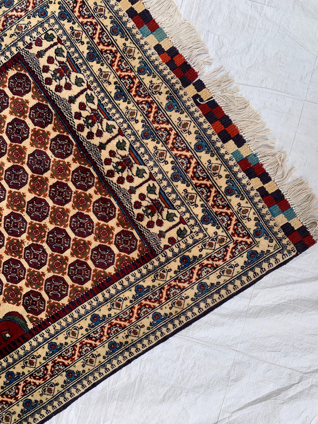 Prayer Rug Handwoven Hoja Roshnai Luxury Prayer Rug (4.9x2.11 ft) – Soft, Durable & Non-Slip Design