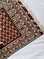 Prayer Rug Handwoven Hoja Roshnai Luxury Prayer Rug (4.9x2.11 ft) – Soft, Durable & Non-Slip Design