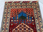 Prayer Rug Handwoven Hoja Roshnai Luxury Prayer Rug (4.9x2.11 ft) – Soft, Durable & Non-Slip Design