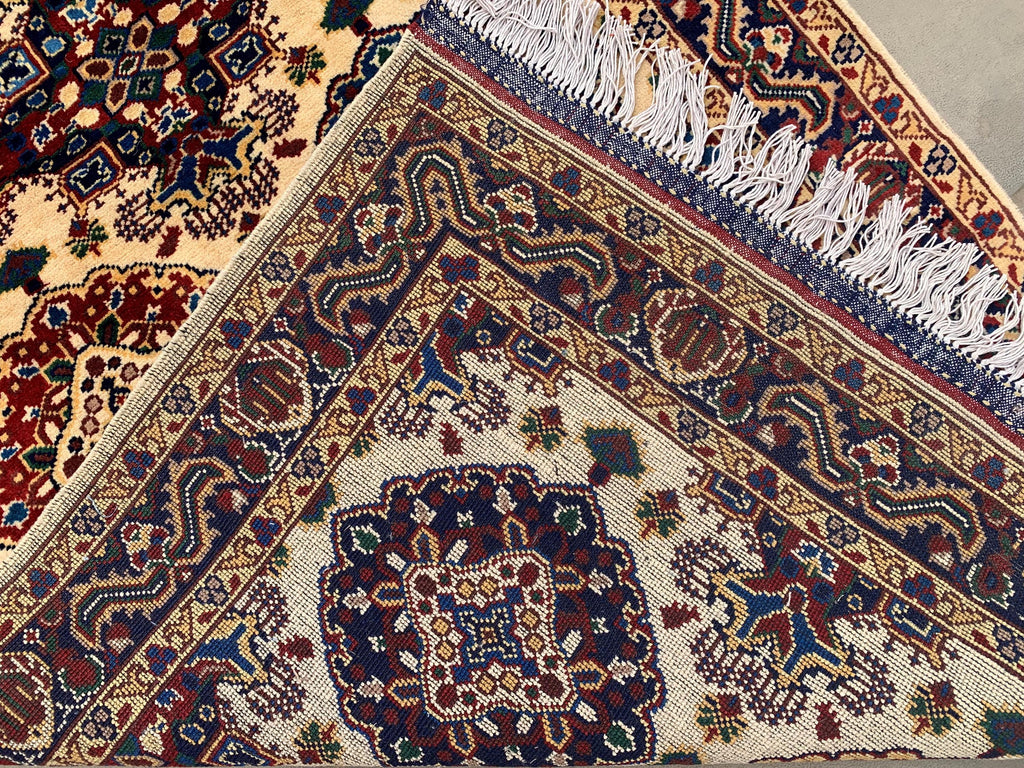 3x7ft, Afghan Runner– Turkmen Handmade Afghan Wool Hallway Rug – Tribal Oriental Carpet – Elegant Long Runner for Entryway or Hall 203x94cm