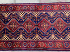 3x10ft, Afghan Turkmen Runner – Yousafi Naksha High Pile Wool Rug – Handmade Hallway Carpet – Tribal Long Runner – Best Quality Afghan Rug