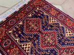 3x10ft, Afghan Turkmen Runner – Yousafi Naksha High Pile Wool Rug – Handmade Hallway Carpet – Tribal Long Runner – Best Quality Afghan Rug