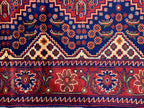3x10ft, Afghan Turkmen Runner – Yousafi Naksha High Pile Wool Rug – Handmade Hallway Carpet – Tribal Long Runner – Best Quality Afghan Rug