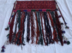 Wall Hanging Hand-woven Jalar with Long Tassels–4 Ft Wide Boho Decor |Cotton Macrame Wall Art | Perfect For Kitchen and Doorway or Bedroom.
