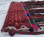Wall Hanging Hand-woven Jalar with Long Tassels–4 Ft Wide Boho Decor |Cotton Macrame Wall Art | Perfect For Kitchen and Doorway or Bedroom.