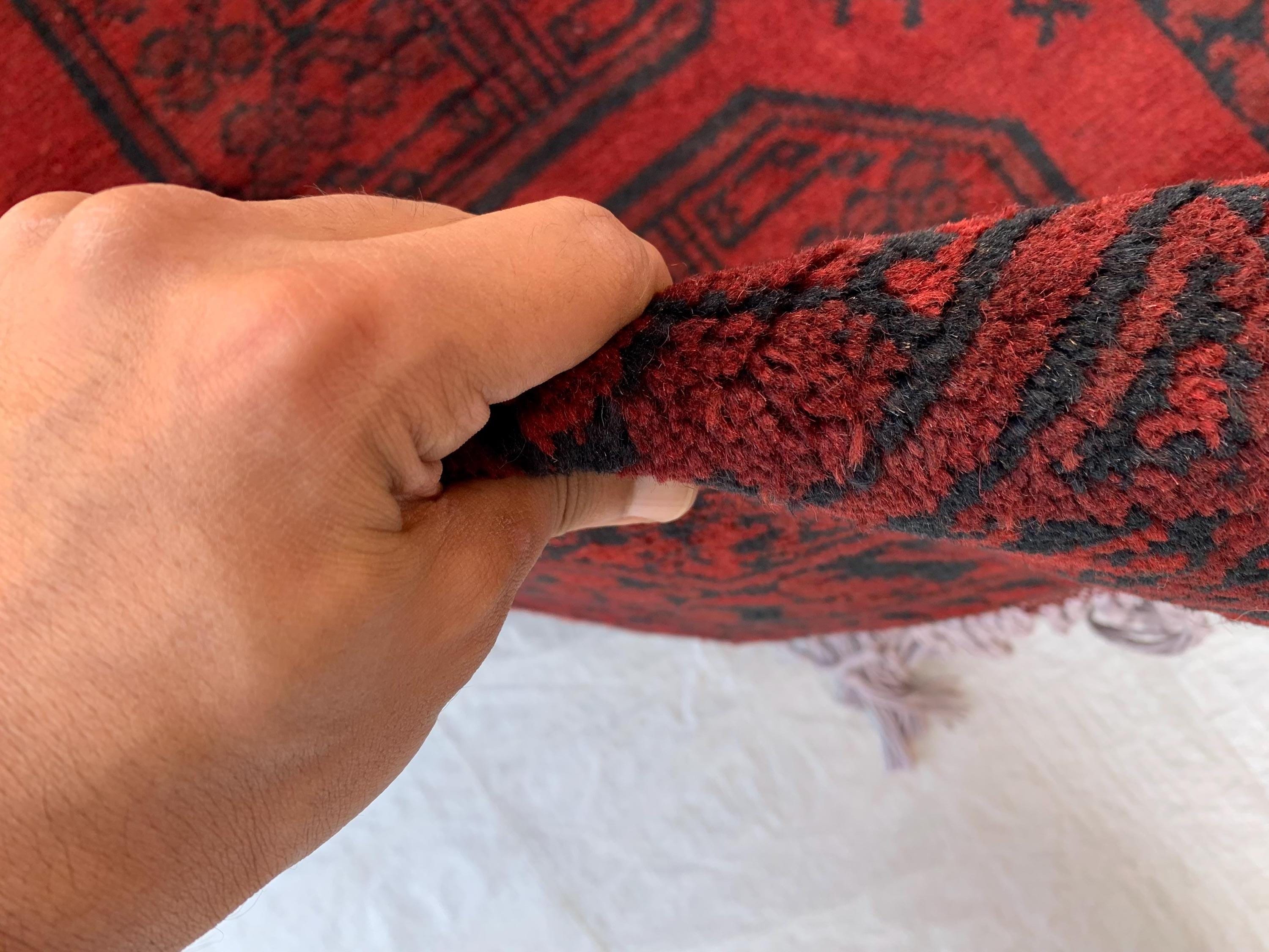 Collectible Rug Vintage 3x7Ft, Elephant Footprint Rug – Handwoven Tribal Area Rug, Boho Decor, Distressed Oriental Carpet, Hallway Runner