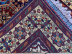 Handmade Runner Rug 12.10 x 3 | Custom Wool & Cotton Rug |Multicolor Unique Area Runner for Hallway, Living Room, or Entryway 391x90cm