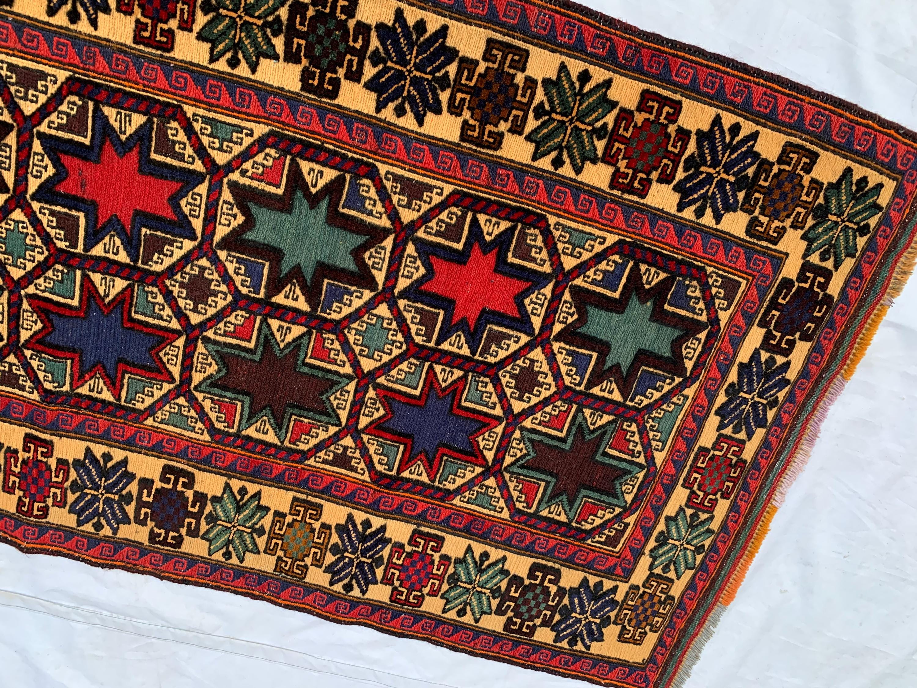 Vintage Kilim Rug 5x3 | Handwoven Tribal Runner | Geometric Boho Rug | Oriental Wool Carpet | Rustic Entryway Decor, Collectible Antique Rug