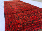 2'8x5'10 Vintage Turkmen Murchak Hallway Rug – Handwoven Tribal Runner, Boho Wool Rug, Oriental Narrow Rug, Rustic Entryway Decor 178x68 cm